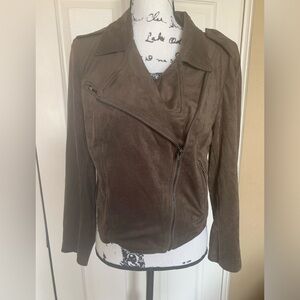 Gibson Latimer Chocolate Brown Suede Short Jacket
